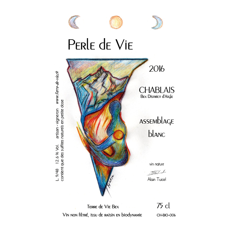 Perle de Vie 2016  75 cl - Assemblage blanc