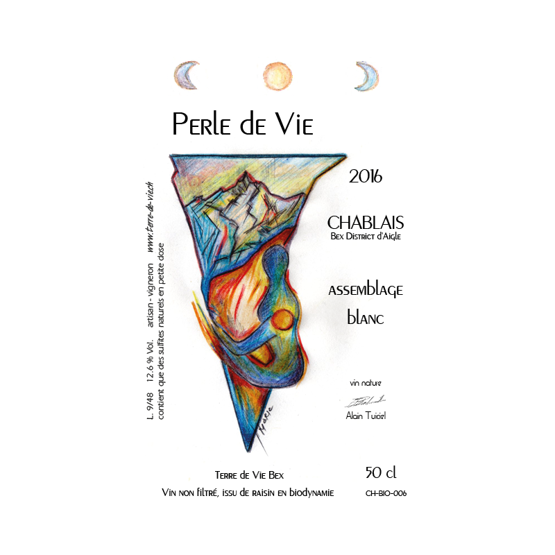 Perle de Vie 2016  50 cl - Assemblage blanc