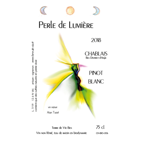 Perle de Lumière 2018 75 cl Pinot blanc